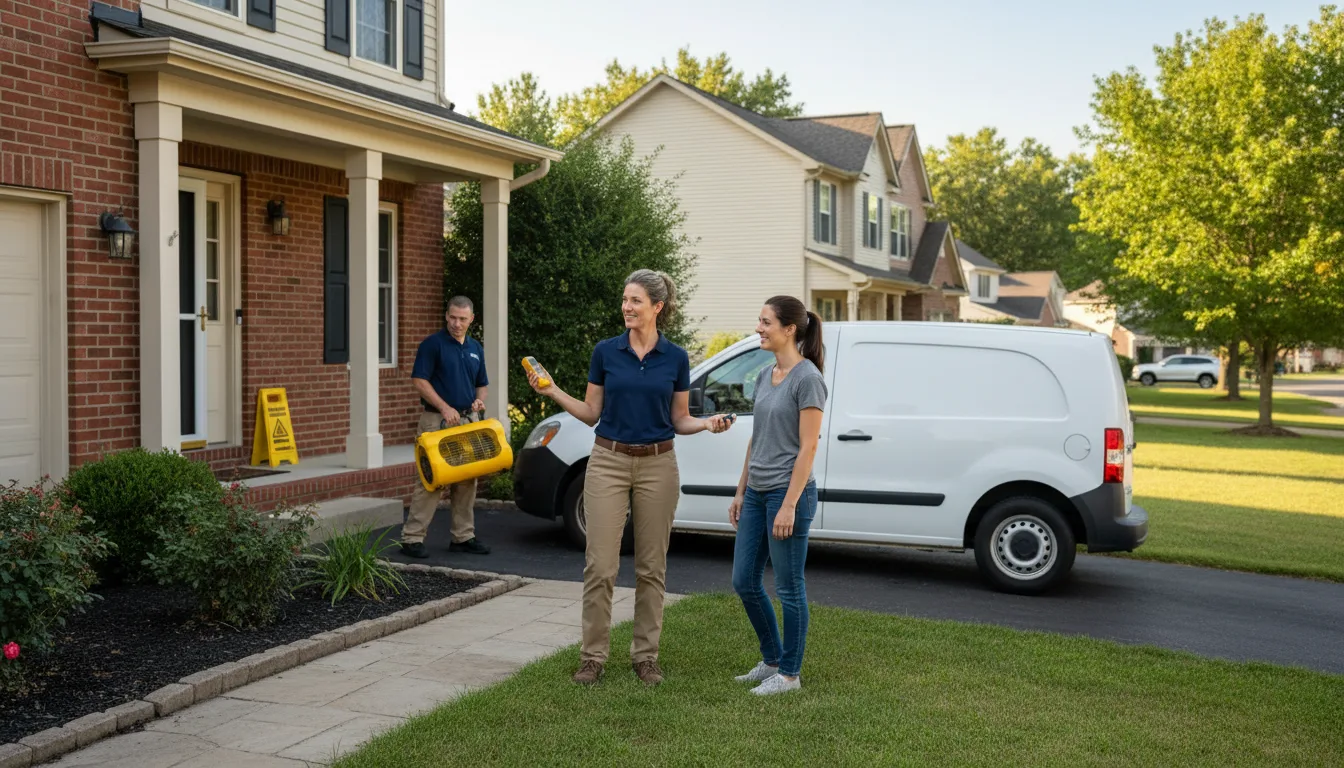 Water restoration image for Flood Water Cleanup, Removal And Restoration Services in Cable, OH